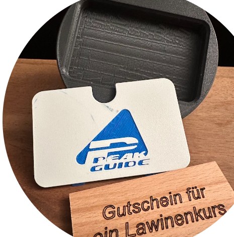 Peakguide 3D Bergmodell Gutschein 3